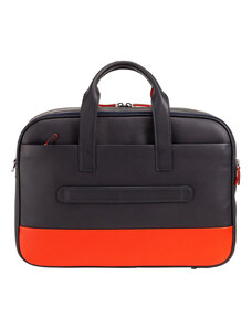 DUDU Skórzana torba na laptopa dla mężczyzn i kobiet MacBook 16 cali, skórzana aktówka biznesowa torba na laptopa torba na ramię torba kurierska z odpinanym paskiem