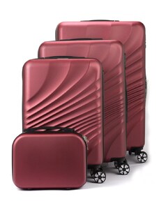 Mocna walizka damska z ABSu Gregorio W3002 S14/20/24/28