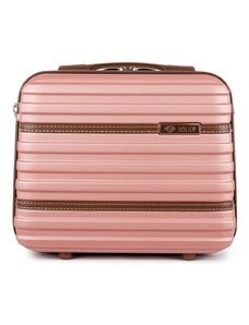 Solier Luggage Kuferek podróżny mały ABS STL957 różowy