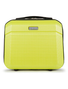 Solier Luggage Kuferek podróżny mały ABS STL945 żółty