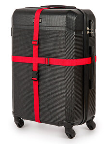 Solier Luggage Pas bagażowy zabezpieczający do walizki SA56 czerwony