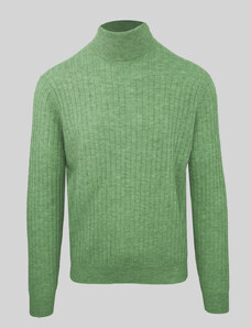Swetry marki Malo model IUM026FCC12 kolor Zielony. Odzież męska. Sezon: Cały rok