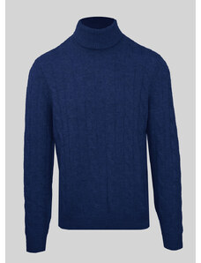 Swetry marki Malo model IUM024FCB22 kolor Niebieski. Odzież męska. Sezon: Cały rok