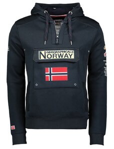 Bluza marki Geographical Norway model Gymclass054-WW2478H kolor Niebieski. Odzież męska. Sezon: Jesień/Zima