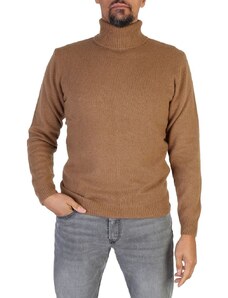 Swetry marki 100% Cashmere model UA-FF7 kolor Brązowy. Odzież męska. Sezon: Jesień/Zima