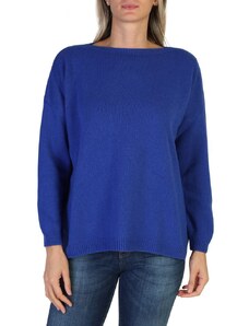 Swetry marki 100% Cashmere model DBT-FF7 kolor Niebieski. Odzież damska. Sezon: Jesień/Zima