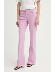 Sisley jeansy damskie medium waist