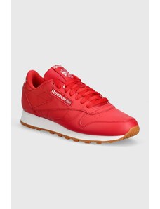 Reebok Classic sneakersy skórzane Classic Leather kolor czerwony 100008792