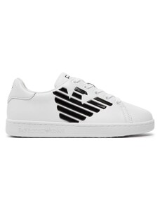 Sneakersy EA7 Emporio Armani XSX101 XOT46 Q306 Full White+Black
