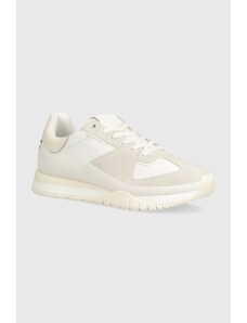 Calvin Klein sneakersy LOW TOP LACE UP MIX kolor biały HM0HM01403