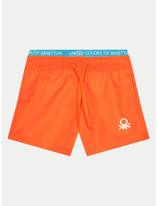United Colors Of Benetton Szorty kąpielowe 5JD00X00N Pomarańczowy Regular Fit
