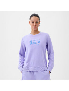 Damska bluza z kapturem GAP Logo Sweatshirt Fresh Lavender