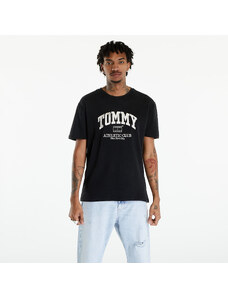 Tommy Hilfiger Koszulka męska Tommy Jeans Varsity Logo T-Shirt Black