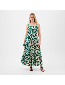 Sukienki GAP Tiered Maxi Dress Green Floral