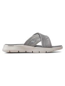 Klapki Skechers Go Walk Flex Sandal-Impressed 141420/GRY Gray