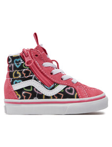 Sneakersy Vans Sk8-Hi Reissue Side Zip VN0007Q3BIY1 Pink/Multi