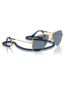 Okulary przeciwsłoneczne Ray-Ban Mini Aviator Summer Capsule 0RJ9506S 223/1U Gold/Blue