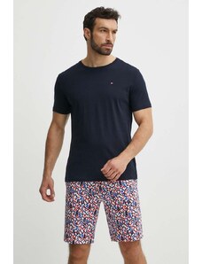 Tommy Hilfiger piżama bawełniana wzorzysta UM0UM02319