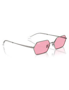 Okulary przeciwsłoneczne Ray-Ban Yevi Bio Based 0RB3728 004/84 Gunmetal/Pink