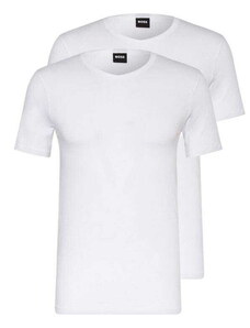 Guess T-shirt męski Hugo Boss 50495251 100 biały 2-pack (S)