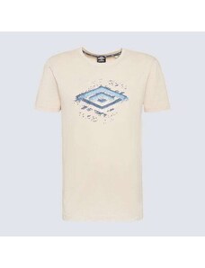 Umbro T-Shirt Capris Męskie Ubrania Koszulki UL124TSM11003 Beżowy