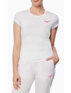 Koszulka tenisowa damska Mizuno Charge Printed Tee white