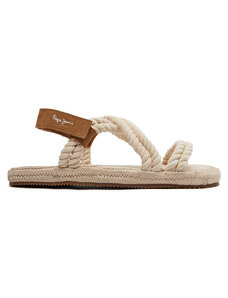 Espadryle Pepe Jeans Sunset Cord PMS90116 Beżowy