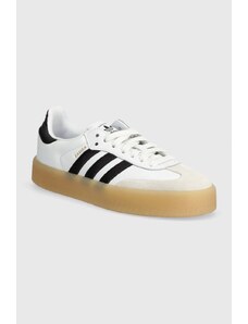 adidas Originals sneakersy skórzane Sambae W kolor biały IG5744