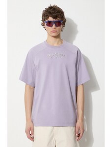 A.A. Spectrum t-shirt Radial męski kolor fioletowy z aplikacją 81241616