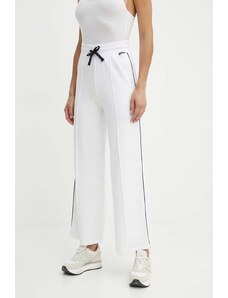 Tommy Hilfiger spodnie dresowe kolor biały gładkie UW0UW05237