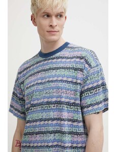 Billabong t-shirt bawełniany męski kolor niebieski wzorzysty ABYKT00219