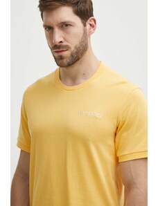 adidas TERREX t-shirt sportowy Xploric kolor żółty gładki IN4616