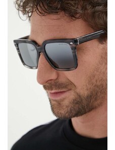 Michael Kors okulary przeciwsłoneczne ABRUZZO męskie kolor szary 0MK2217U