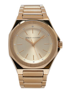 Armani Exchange Zegarek Andrea AX4608 Złoty