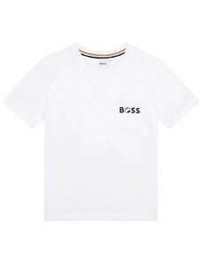 Hugo Boss Kids Koszulka w kolorze białym
