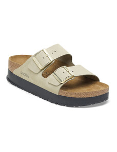 Birkenstock Arizona Flex Platform Eucalyptus Narrow Fit Kobiety - Sandały Birkenstock - Jasnobrązowy - 1026971-4.5
