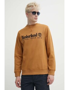 Timberland bluza męska kolor brązowy z aplikacją TB0A2FEQP471