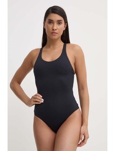 Casall jednoczęściowy strój kąpielowy Deep Racerback kolor czarny miękka miseczka