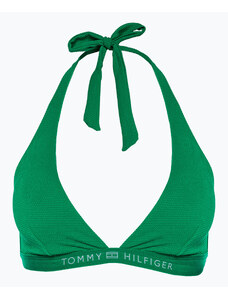 Góra od stroju kąpielowego Tommy Hilfiger Triangle Fixed Rp olympic green