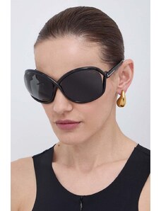 Tom Ford okulary przeciwsłoneczne damskie kolor czarny FT1068_6801A