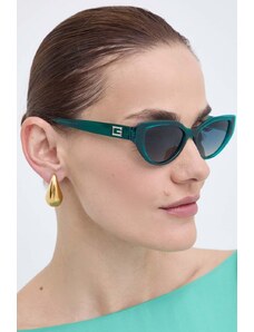 Guess okulary przeciwsłoneczne damskie kolor zielony GU7910_5296P