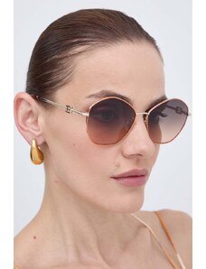 Guess okulary przeciwsłoneczne damskie kolor złoty GU7907_5944F