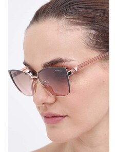 Guess okulary przeciwsłoneczne damskie kolor beżowy GU7922_5705F