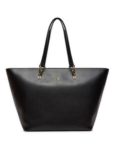 Torebka Tommy Hilfiger Th Refined Tote AW0AW16112 Black BDS