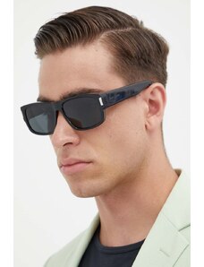 Saint Laurent okulary przeciwsłoneczne męskie kolor czarny SL 689