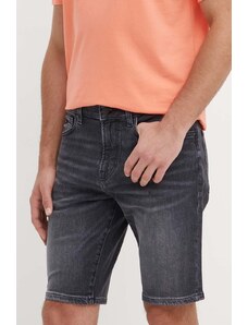 Boss Orange szorty jeansowe męskie kolor szary 50513498
