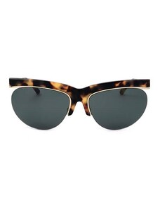 Linda Farrow Damskie okulary przeciwsłoneczne w kolorze złoto-brązowo-czarnym