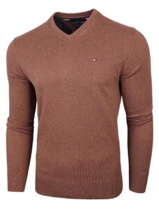 Sweter męski Tommy Hilfiger XM0XM02524 brązowy (S)