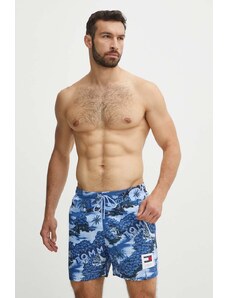 Tommy Jeans szorty kąpielowe kolor niebieski UM0UM03150