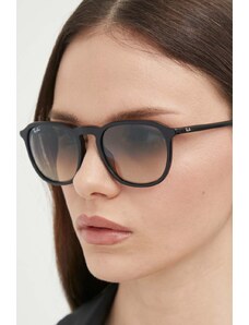 Ray-Ban okulary przeciwsłoneczne damskie kolor czarny